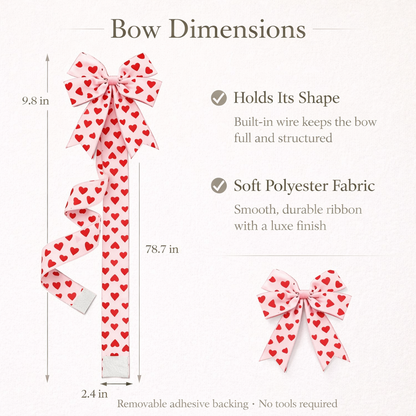 Ribbon & Co – Valentine Crest Bow